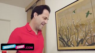 Hottie Dads Trade Cute 19 Year Mature Stepdaughters Elsa Jean And Liza Rowe pt.2