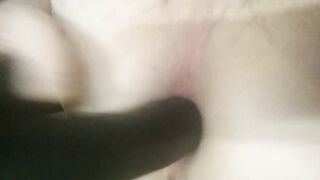 Inflatable dildo and cum