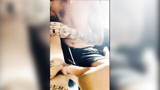 Hottie Inked mom Gets her Tight Booty Banged! - point of view