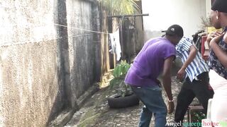 three Way, two Gangsters,bang angel queenshome9ja hardly with their black big bbc