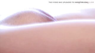 Dark Haired babe Adrien first time massaged