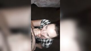 Wifey Blowing on my Penis,gagging Deep Throat
