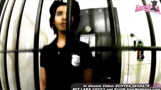 German Latina Police sluts fucks into prison a big cock
