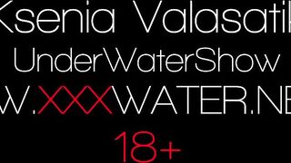 Red Oral Sex Ksenia Valasatik gets orgasms in the shower