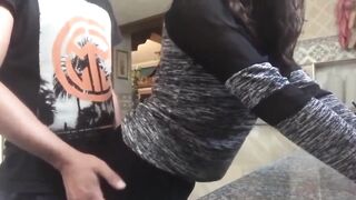 Pakistani twat with mouth Banged Into Her Kitchen