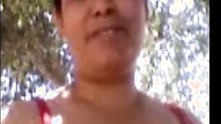 horny arab woman outdoor