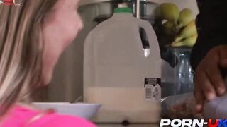 Hottie Brit Victoria Summers Wants Her Stepdaddys big black cock