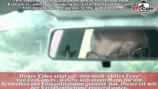 BOMBSHELL GERMAN HITCHHIKER BITCH SEDUCED BRO FOR OUTDOOR SEX