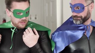 Hot super heroes and super rough sex