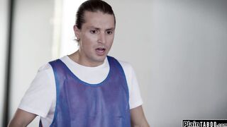 Stepmom and stepsister convince stepson