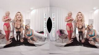 Sensual America - Sarah Jessie Takes her Beauty friends Caitlin Bell and Victoria Lobov to the infamous Dressing Room to