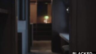 BLACKED Crazy Hot Gizelle can't resist her bodyguard's big black dick