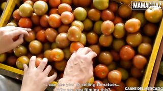 CARNE DEL MERCADO - Thin Latina Picked Up To Get