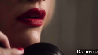 Deeper. Domme Kenna shares her favorite slave Coco with Oliver two