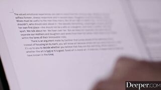 Deeper. Seductress Lena Paul gets spanked & banged intensely