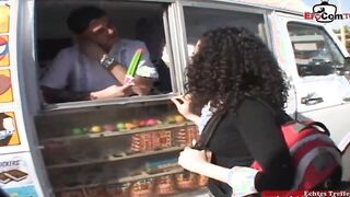 teenagers with curly hair and small tits pick up at the street
