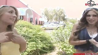 Lesbo girls finger boned each other and having fun with toys