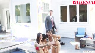 LETSDOEIT - Rich Man Getting To Boned Crazy Hot 19 Year Older cunt with mouth