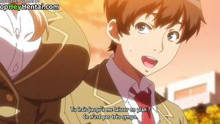 Hentai teen with huge boobs gets fucked hard