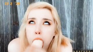Stepsister Sucking Dildo with Pleasure Sweetie Fox