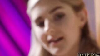 Beautiful Blonde Stepsister with Natural