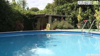 AMATEUREURO - French Women Fills Her Ass And Twat With