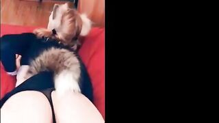 Lovely Stepsister Deep Blowjob and Play
