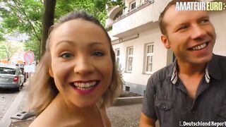 AMATEUREURO - Long Ass German beauty Jumps Hard On Cock