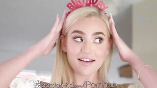 PASSION-HD Long Booty Blonde Romantic Birthday Sex two