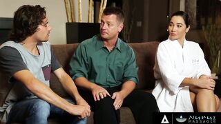 NURUMASSAGE Karlee Grey Pleases Her Stepson With Her Long Titties