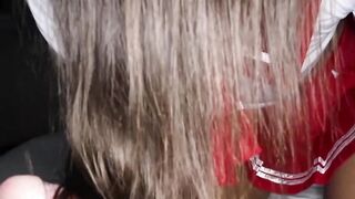 Amateur asian teen fucked in a sex chair