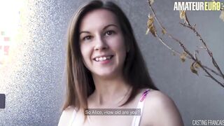 CASTINGFRANCAIS - Perfect sluts Alice Paradise Squirts Hard During Her First Casting - AMATEUREURO