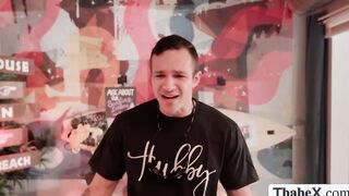 See a ts fucking two guys in threesome