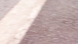 Hairy thin Asian 19 yo into a mini skirt fucks into