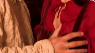 Tight ass plowed from a petite dark haired teenagers with tiny