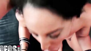 Mofos - Dark Hair Hot Michelle Heat Rides Yunior's Cock In Every Corner Of The House
