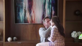 TUSHY Anal-loving Lily shows off her skillz into an interview