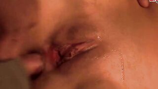 dark hair 18 loves anal three way mmf with sandwich