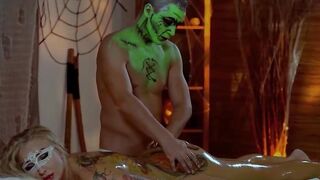 LETSDOEIT - (Kayla Green,Steve Q) - Halloween Gigantic Titted Blonde MILF Creepy Rubs With Lusty Gigantic Dick Frankenstein