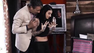 Kristen Scott Fucks Her Crazy Step-Grandpa With Joanna Angel For His Inheritance