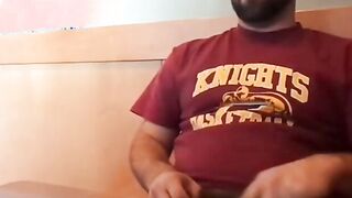 Bearded Bro Public Jerk Off in A Coffee Shop 2