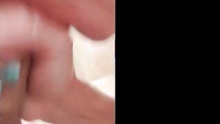 Lady J sucking cock and spilling cum