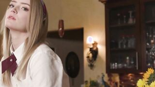 Blonde 19 Year Old Student Maria Gets Stuffed two