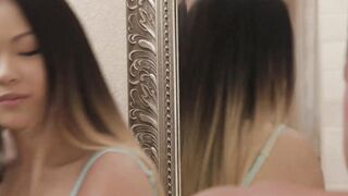 Huge Step Brother Fucks Barely Legal oriental Step Sister Lulu two