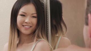 Huge Step Brother Fucks Barely Legal oriental Step Sister Lulu two