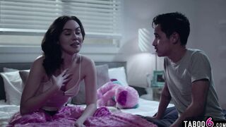 College teen fucks stepsisters friend