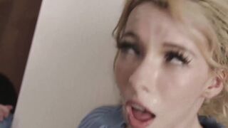 Freshman Stepsister Kenzie Blows Up two