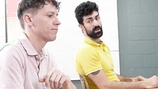 FACIALS4K Lucky Students Have Multiple Facial Three-Way Screwed With Blonde Chloe Rose