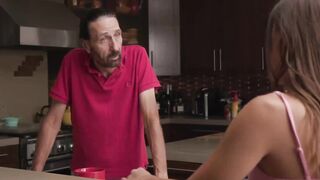 Gia Loves Her Step Dads Old Long Dick
