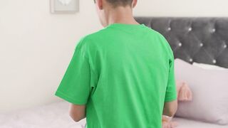 Sexy petite Latina stepsis sucked cock